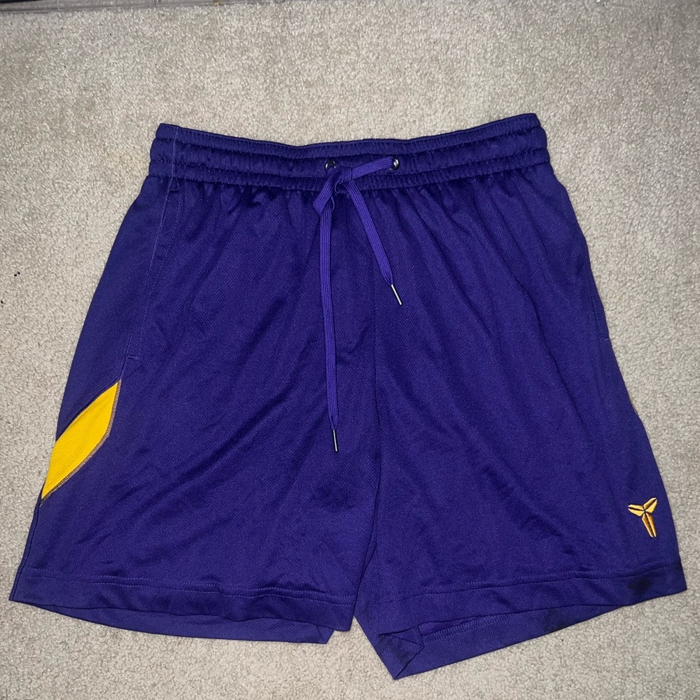 Nike Kobe Dri-Fit Basketball Shorts Purple Gold HJ8103-547 Men’s Size Small